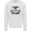 It's Not Me Anti Valentines Singles Day Skull Mens Sweatshirt Jumper White