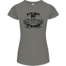 It's Not Me Anti Valentines Singles Day Skull Womens Petite Cut T-Shirt Charcoal