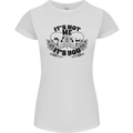 It's Not Me Anti Valentines Singles Day Skull Womens Petite Cut T-Shirt White
