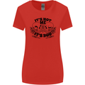 It's Not Me Anti Valentines Singles Day Skull Womens Wider Cut T-Shirt Red