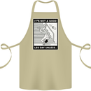 It's Not a Good Leg Day Funny Gym Bodybuilding Cotton Apron 100% Organic Khaki