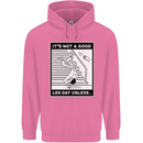 It's Not a Good Leg Day Funny Gym Bodybuilding Mens 80% Cotton Hoodie Azelea