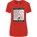 It's Not a Good Leg Day Funny Gym Bodybuilding Womens Wider Cut T-Shirt Red