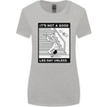 It's Not a Good Leg Day Funny Gym Bodybuilding Womens Wider Cut T-Shirt Sports Grey