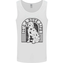 It's a Ruff Life Funny Dalmatian Dog Mens Vest Tank Top White