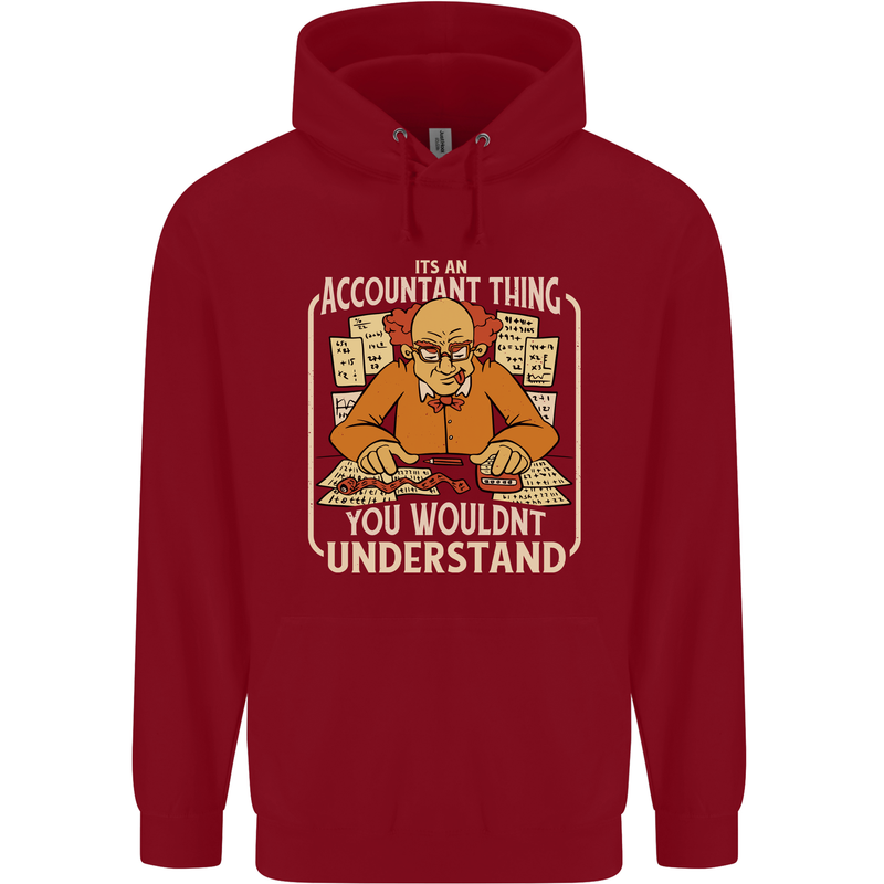 It's an Accountant Thing You Wouldn't Understand Childrens Kids Hoodie Red