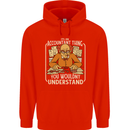 It's an Accountant Thing You Wouldn't Understand Mens 80% Cotton Hoodie Bright Red