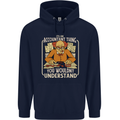 It's an Accountant Thing You Wouldn't Understand Mens 80% Cotton Hoodie Navy Blue