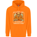 It's an Accountant Thing You Wouldn't Understand Mens 80% Cotton Hoodie Orange