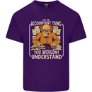 It's an Accountant Thing You Wouldn't Understand Mens Cotton T-Shirt Tee Top Purple