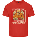 It's an Accountant Thing You Wouldn't Understand Mens Cotton T-Shirt Tee Top Red