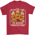 It's an Accountant Thing You Wouldn't Understand Mens T-Shirt 100% Cotton Red