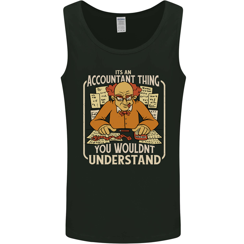 It's an Accountant Thing You Wouldn't Understand Mens Vest Tank Top Black