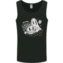 It's the Season Halloween Ghost & Pumpkin Mens Vest Tank Top Black