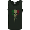 Italy Skull Gym Training Bodybuilding Mens Vest Tank Top Black