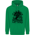 Its a Black Cat Thing Halloween Childrens Kids Hoodie Irish Green