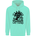 Its a Black Cat Thing Halloween Childrens Kids Hoodie Peppermint