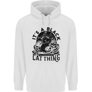 Its a Black Cat Thing Halloween Childrens Kids Hoodie White