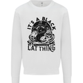 Its a Black Cat Thing Halloween Kids Sweatshirt Jumper White