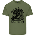 Its a Black Cat Thing Halloween Mens Cotton T-Shirt Tee Top Military Green