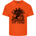 Its a Black Cat Thing Halloween Mens Cotton T-Shirt Tee Top Orange