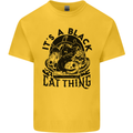 Its a Black Cat Thing Halloween Mens Cotton T-Shirt Tee Top Yellow