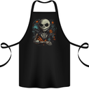 Jack Skeleton Halloween Evil Demon Cotton Apron 100% Organic Black