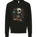 Jack Skeleton Halloween Evil Demon Mens Sweatshirt Jumper Black