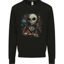 Jack Skeleton Halloween Evil Demon Mens Sweatshirt Jumper Black