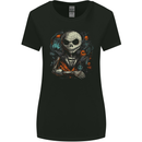 Jack Skeleton Halloween Evil Demon Womens Wider Cut T-Shirt Black