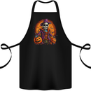 Jack Skeleton Halloween Skull Cotton Apron 100% Organic Black