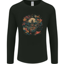 Japanese Fantasy Garden Japan Mens Long Sleeve T-Shirt Black