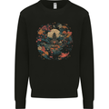 Japanese Fantasy Garden Japan Mens Sweatshirt Jumper Black