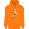 Japanese Flowers Quote Japan Change Childrens Kids Hoodie Orange