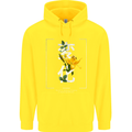 Japanese Flowers Quote Japan Change Childrens Kids Hoodie Yellow
