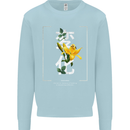 Japanese Flowers Quote Japan Change Kids Sweatshirt Jumper Light Blue