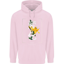 Japanese Flowers Quote Japan Change Mens 80% Cotton Hoodie Light Pink