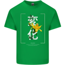Japanese Flowers Quote Japan Change Mens Cotton T-Shirt Tee Top Irish Green