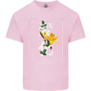 Japanese Flowers Quote Japan Change Mens Cotton T-Shirt Tee Top Light Pink