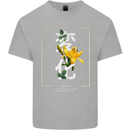 Japanese Flowers Quote Japan Change Mens Cotton T-Shirt Tee Top Sports Grey