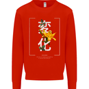 Japanese Flowers Quote Japan Change Mens Sweatshirt Jumper Bright Red