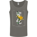 Japanese Flowers Quote Japan Change Mens Vest Tank Top Charcoal