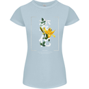 Japanese Flowers Quote Japan Change Womens Petite Cut T-Shirt Light Blue