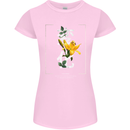 Japanese Flowers Quote Japan Change Womens Petite Cut T-Shirt Light Pink