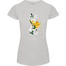 Japanese Flowers Quote Japan Change Womens Petite Cut T-Shirt Sports Grey