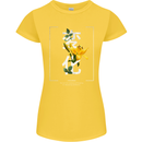Japanese Flowers Quote Japan Change Womens Petite Cut T-Shirt Yellow