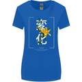 Japanese Flowers Quote Japan Change Womens Wider Cut T-Shirt Royal Blue