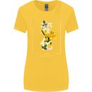 Japanese Flowers Quote Japan Change Womens Wider Cut T-Shirt Yellow