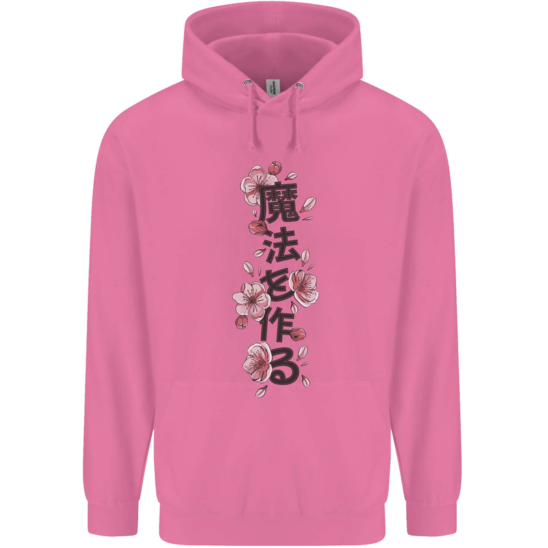 Japanese Flowers Quote Japan Childrens Kids Hoodie Azalea