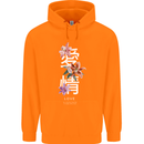 Japanese Flowers Quote Japan Love Childrens Kids Hoodie Orange